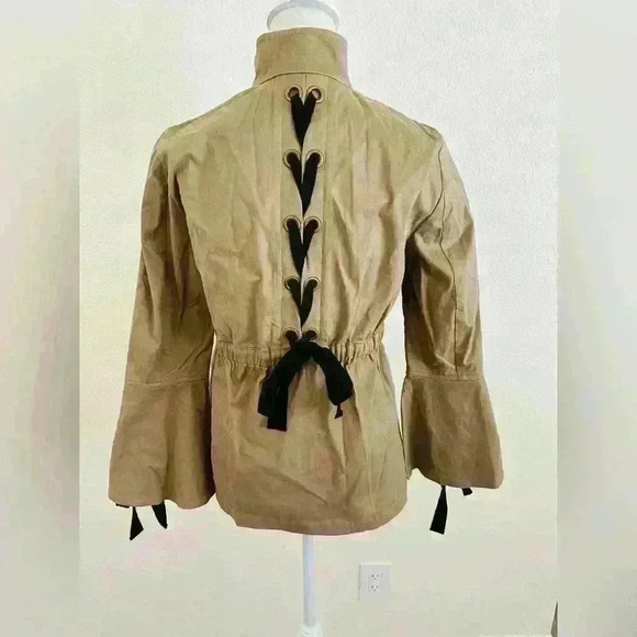 I.N.C. Lace-Up Utility Jacket Size Petite Small - Picture 4 of 11